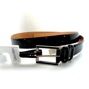 Calvin Klein Patent Leather Belt SZ L